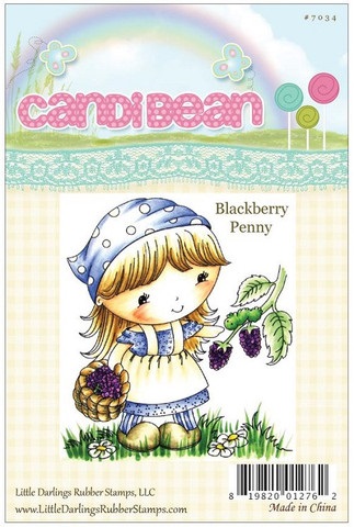 CandiBean Collection Cling Stamp - Blackberry Penny